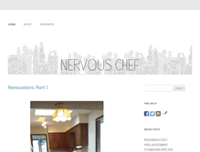 Tablet Screenshot of nervouschef.com